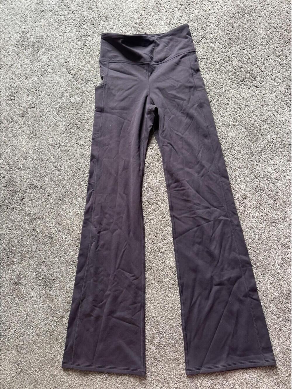 Lululemon Women Cold Weather Pocket High Waisted Mini Flare Deep Plum Size M $95